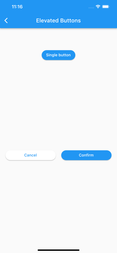 Flutter elevated button